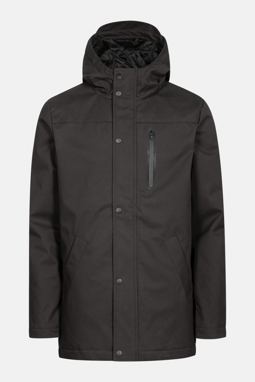 RVLT Revolution Outdoor Parka Grey Herren Winterjacke Dunkelgrau Anthrazit 7443