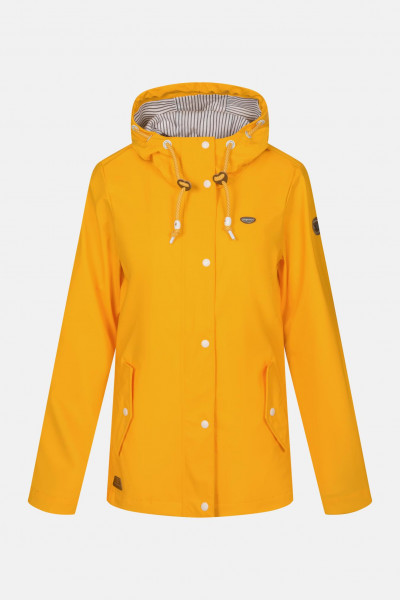 Ragwear Marge Damen Regenjacke Yellow Gelb