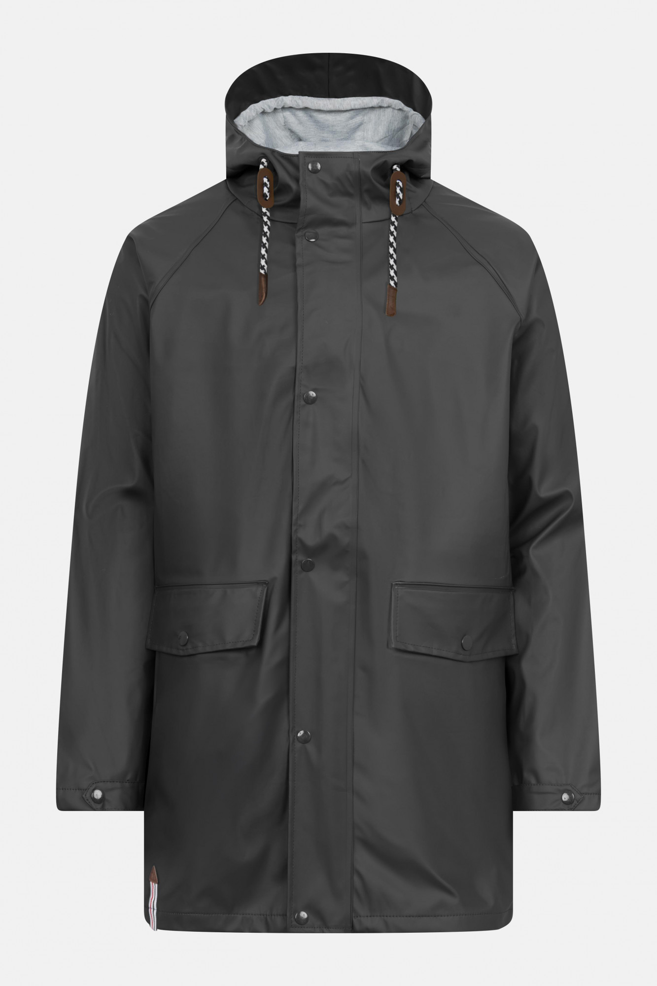 Herren Friesennerz Anthrazit Dunkelgrau Regenjacke