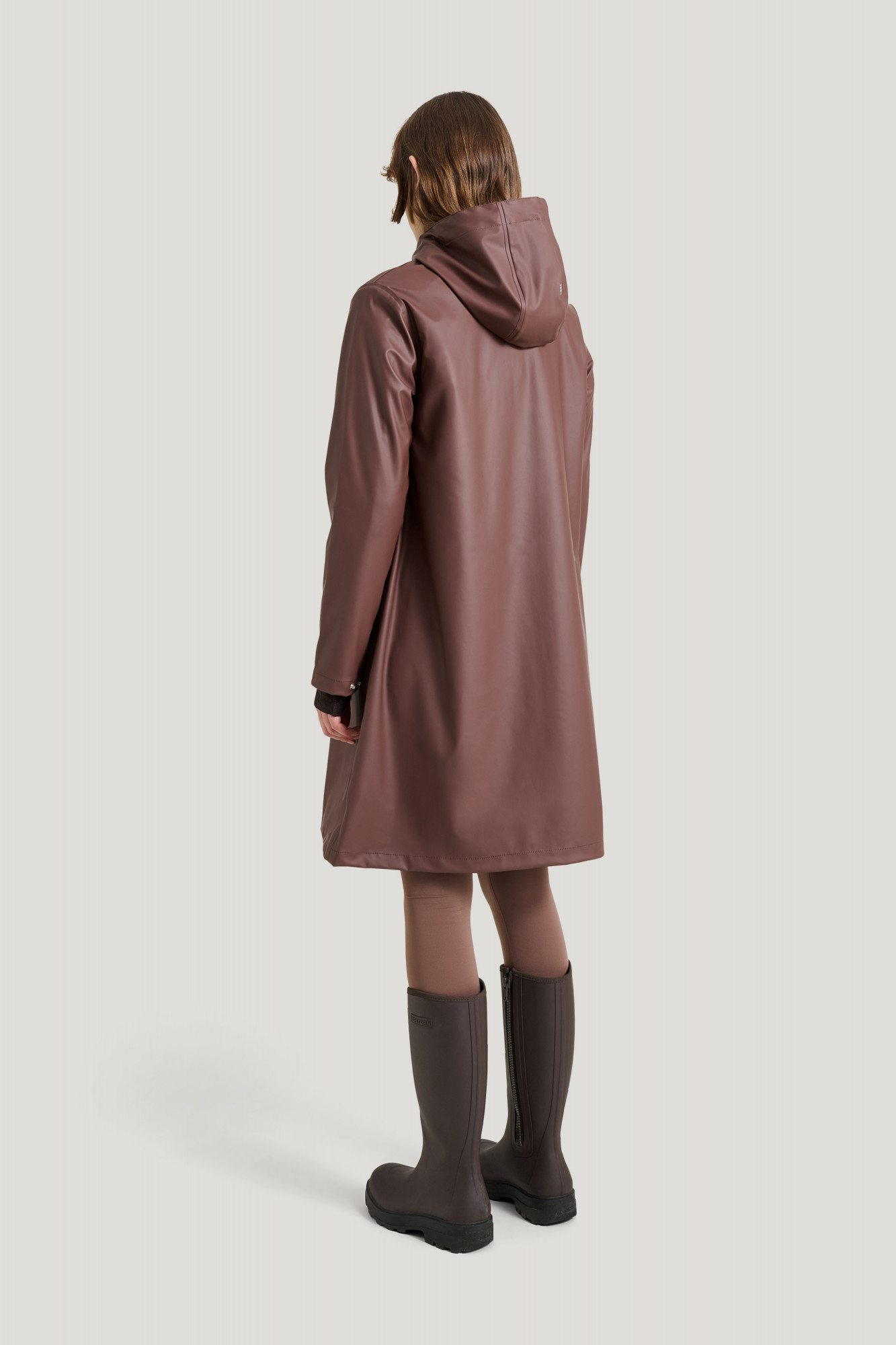Tretorn Regenjacke Damen Braun Rot Wasserdicht