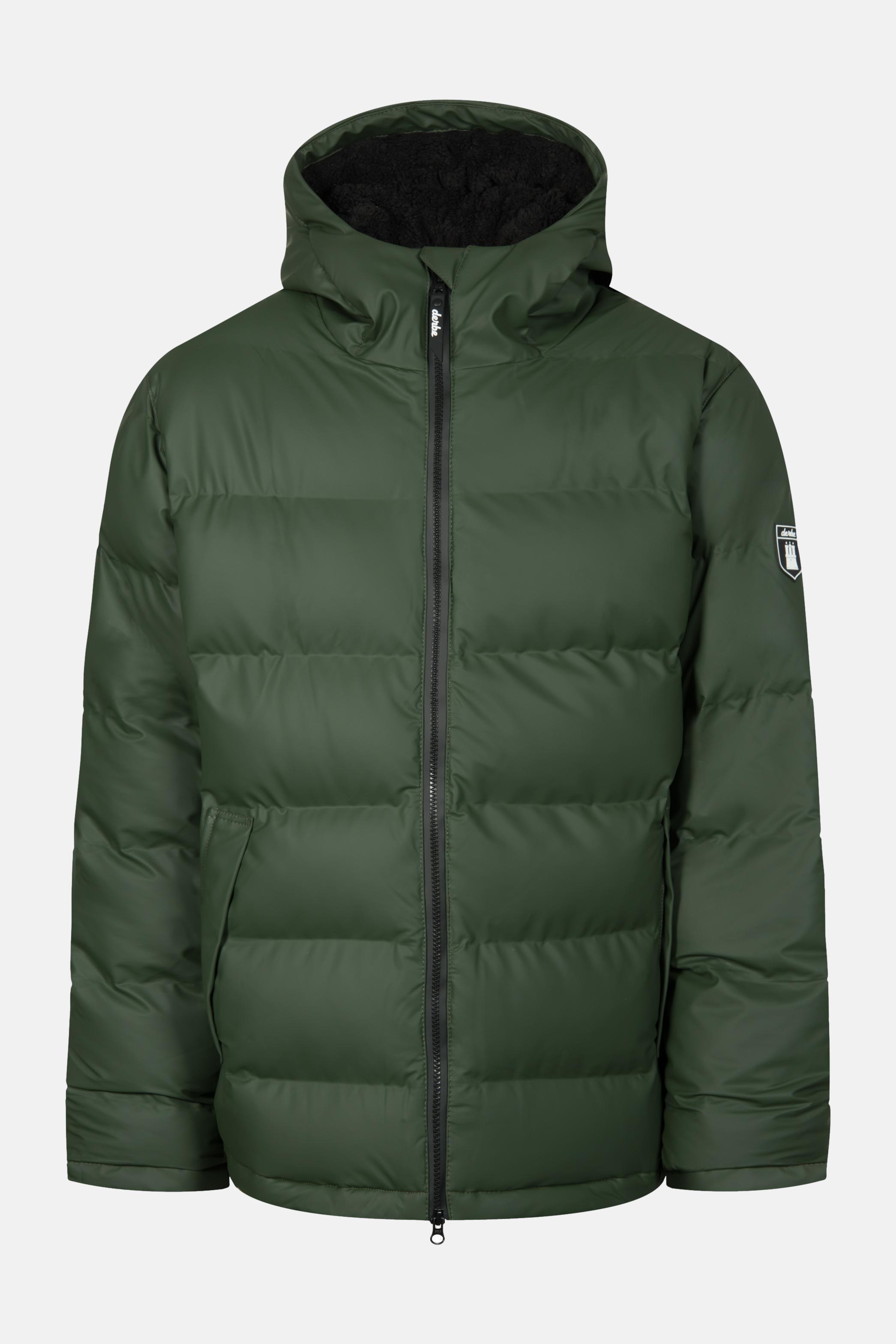 Produktbild von Generisch Winterjacke Herren Gefütterte Jacke Mit Kapuze Männer Uni Mantel Mit Reißverschluss Herren Winddichte Outdoorjacke Wärmende Jacke Mantel