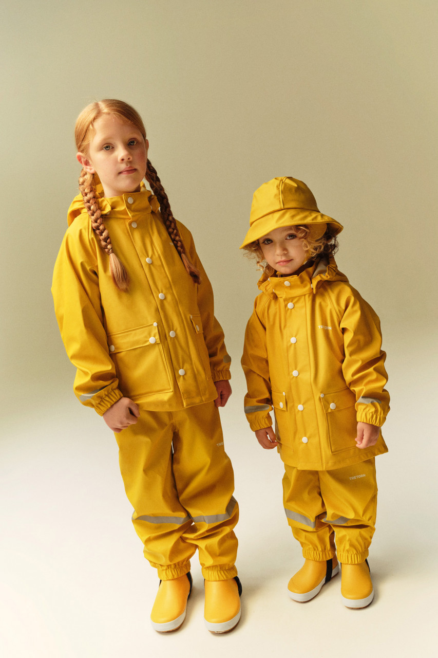 Tretorn Kinder Regenjacke Kids Wings Friesennerz Spectra Yellow Gelb