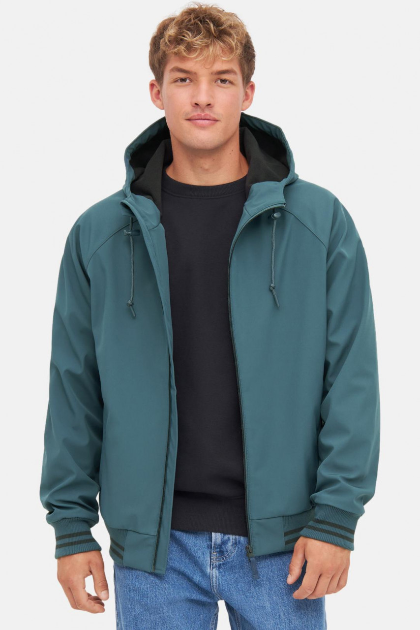 Derbe Softshelljacke Helgoby Herren Blau Nachhaltig