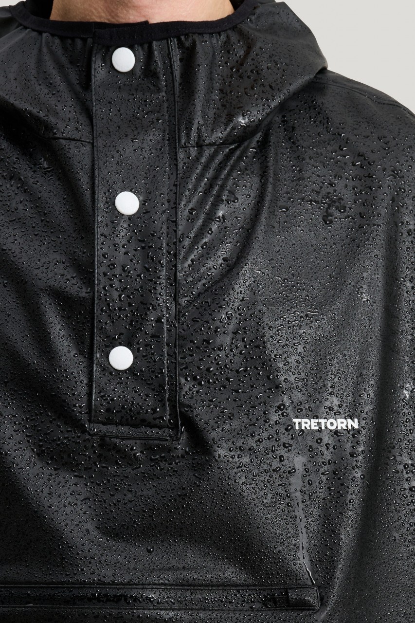 Tretorn Regenponcho PU Light Schwarz Packbar