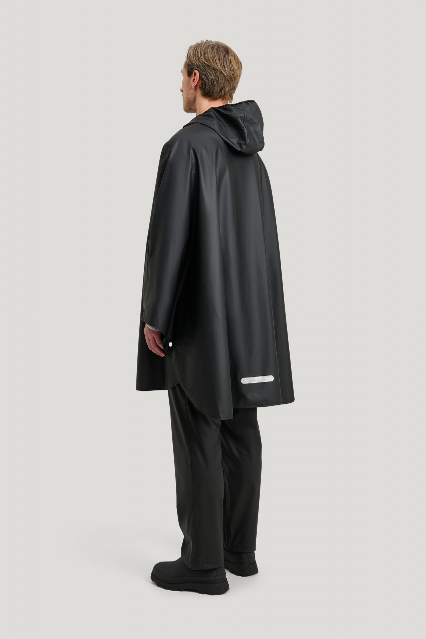 Tretorn Regenponcho PU Light Schwarz Packbar