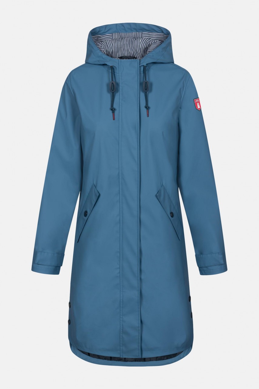 Derbe Travel Friese BELLE Mittelblau Damen Friesennerz Mittelblau