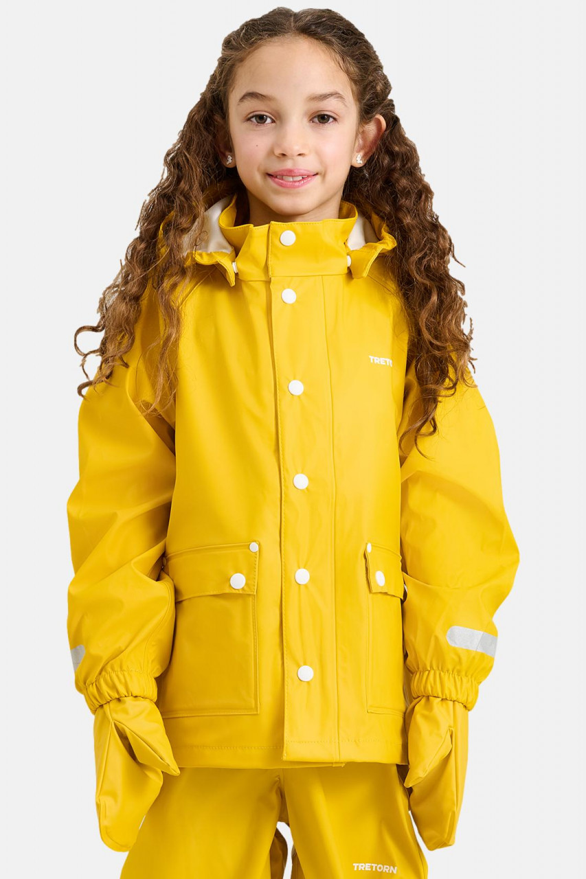 Tretorn Kinder Regenjacke Kids Wings Friesennerz Spectra Yellow Gelb