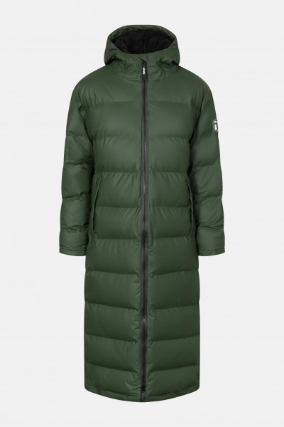 Derbe Interholm Long Cozy Damen Wintermantel Oliv Grün Kombu Green Black Puffer Jacket Teddy