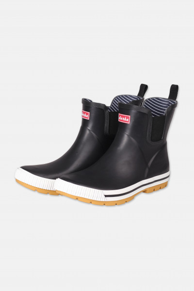 Derbe Wattpuuschen Eco Schwarz Gummistiefel Halbschuhe