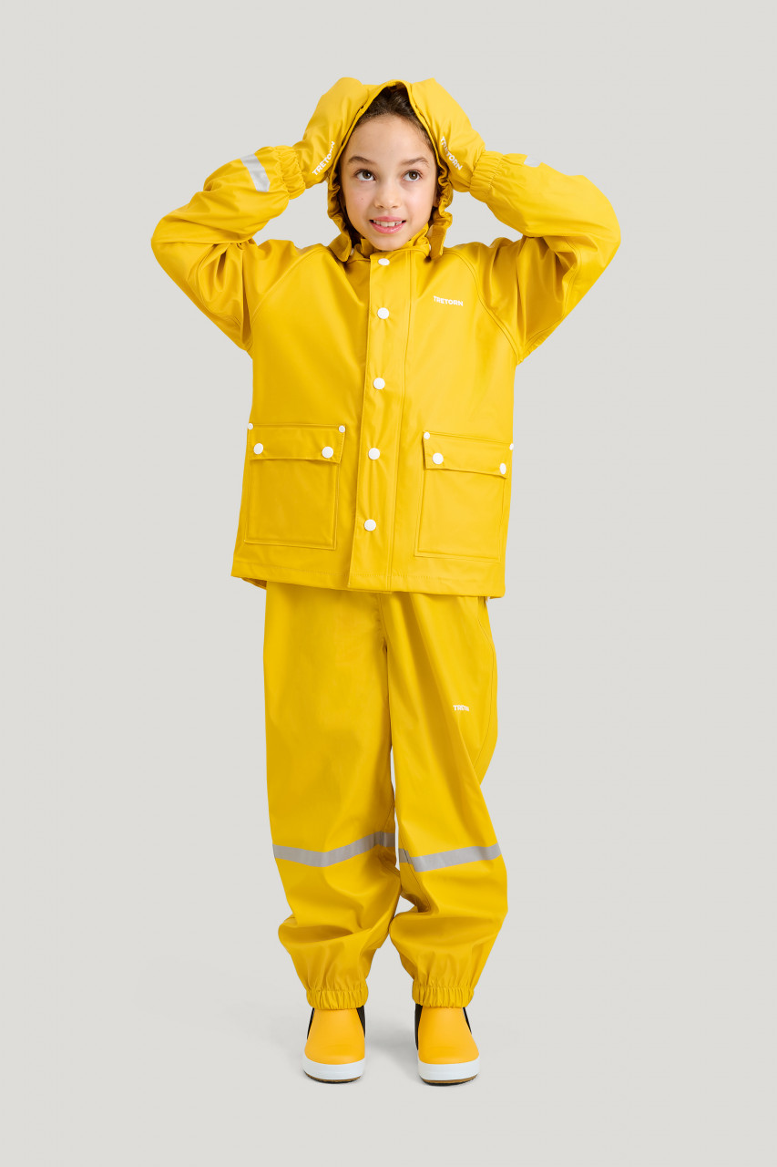 Tretorn Kinder Regenjacke Kids Wings Friesennerz Spectra Yellow Gelb