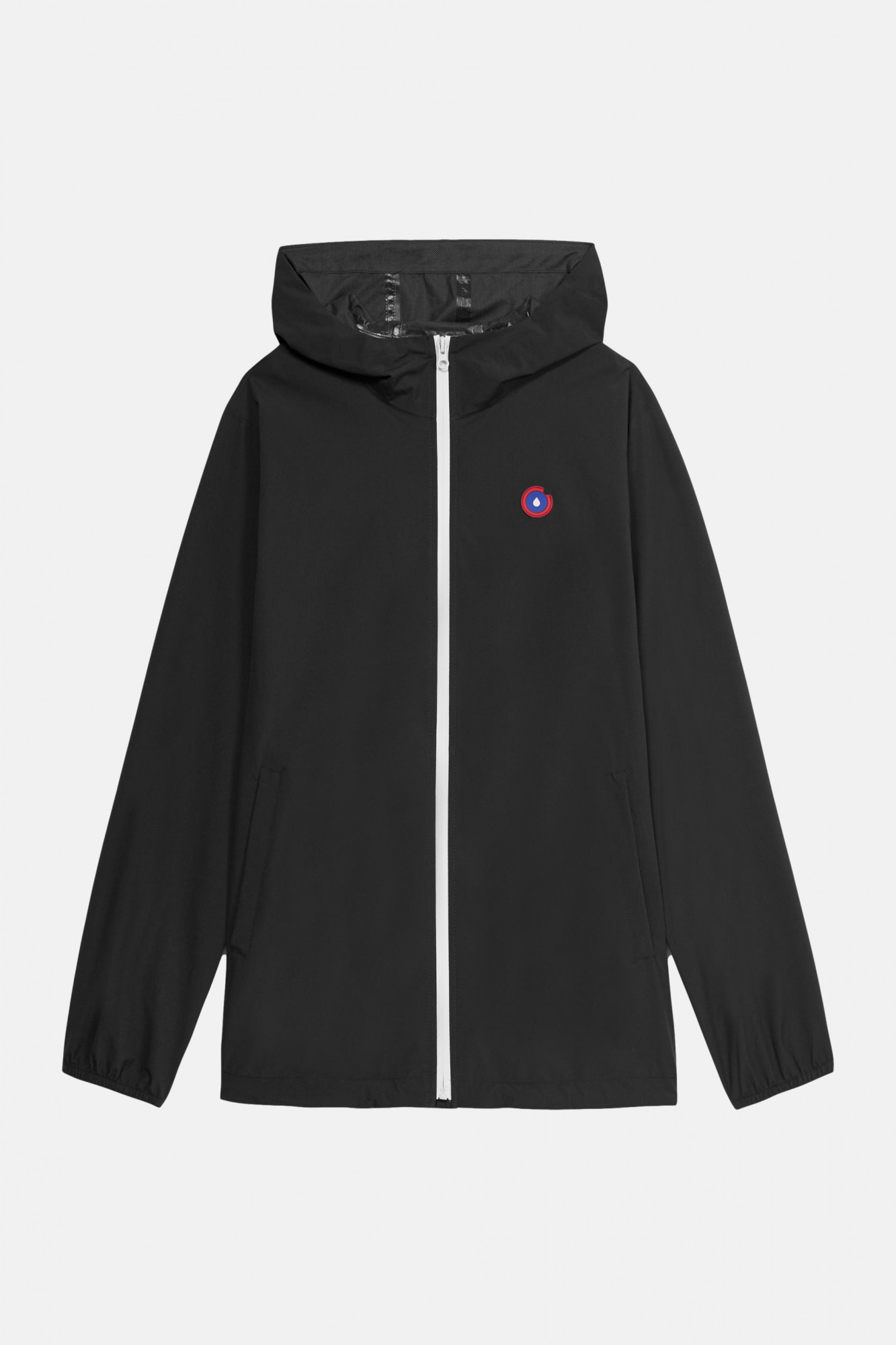 Flotte Regenjacke Passy Kurz Schwarz Ombre