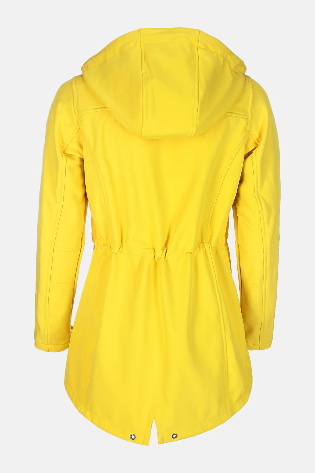 Damen Softshell-Jacke Gelb