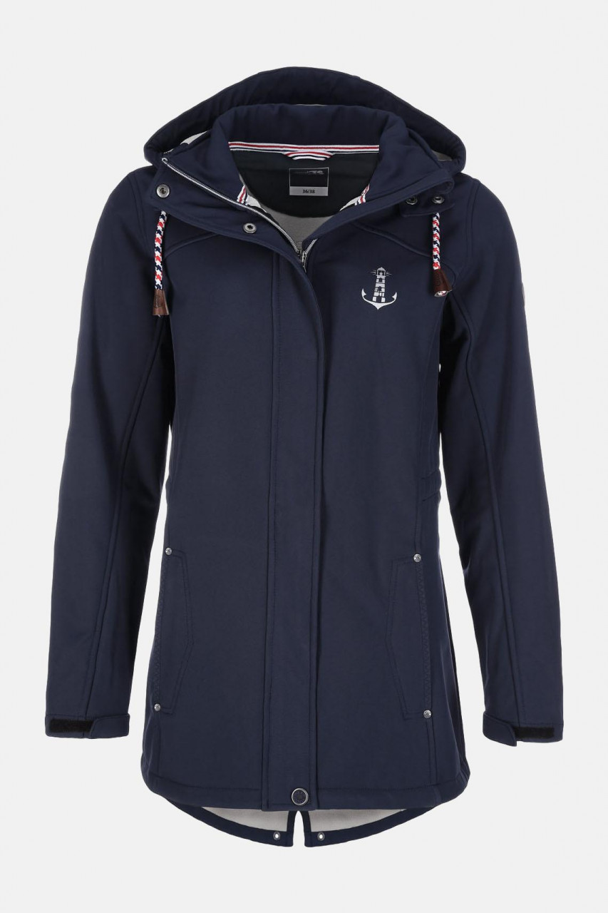 Damen Softshell-Jacke Blau