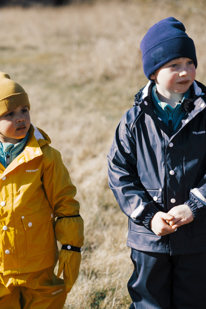 Tretorn Kinder Regenjacke Kids Wings Rain Coat Navy Dunkelblau
