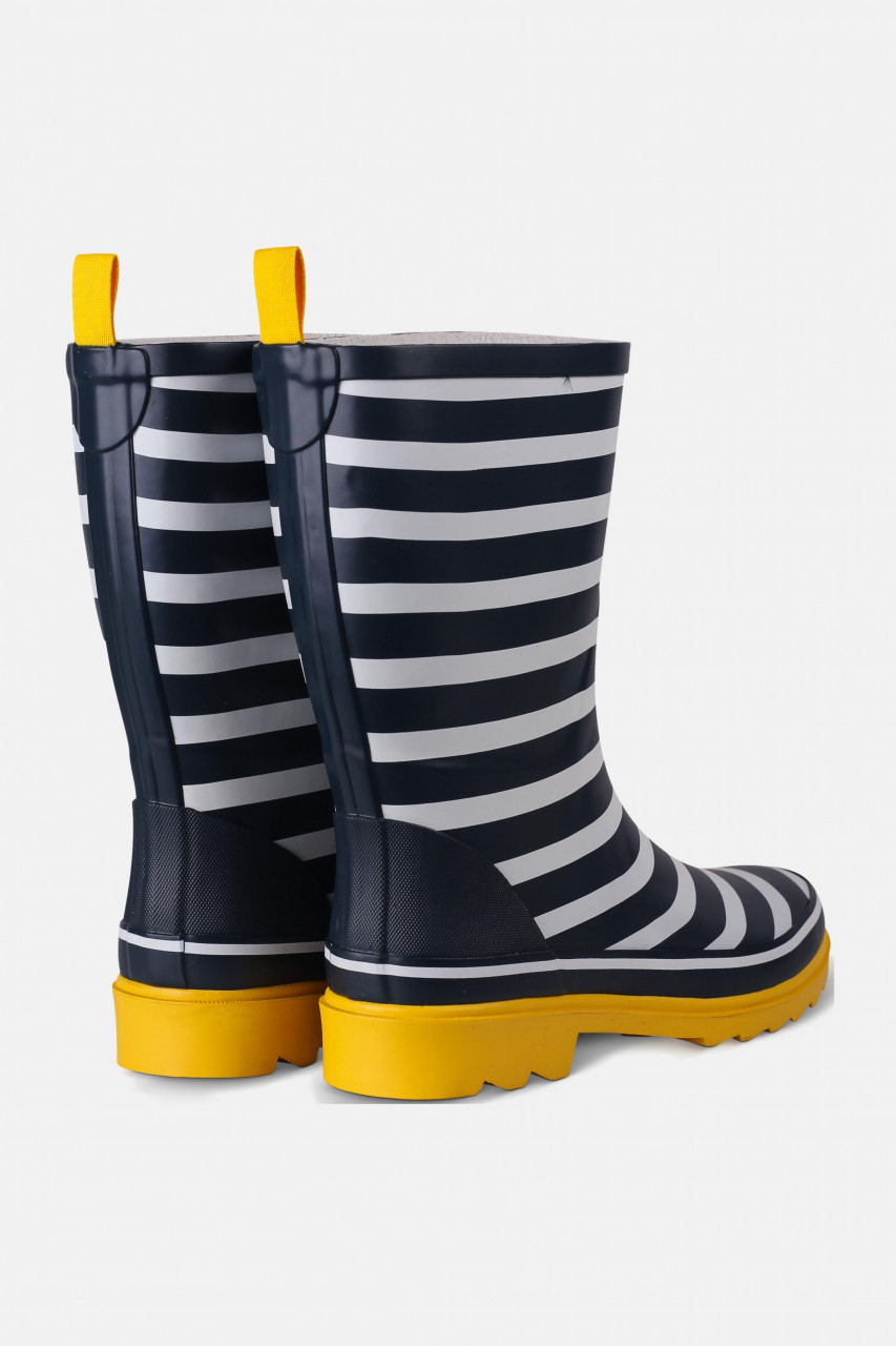 Derbe Middlehooch Gummistiefel Damen Blau Gestreift Nachhaltig