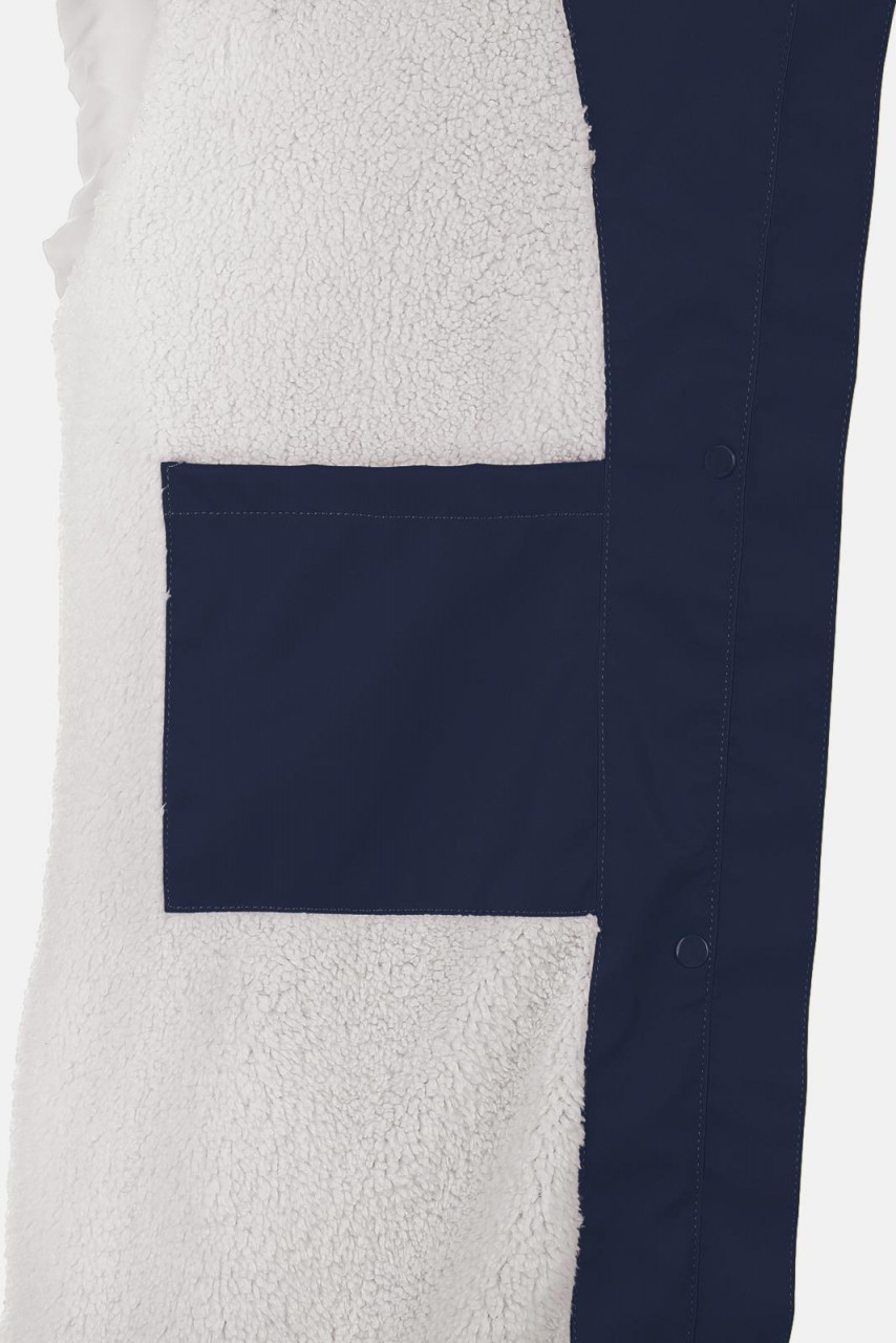 Damen Friesennerz Blau Teddy-Futter