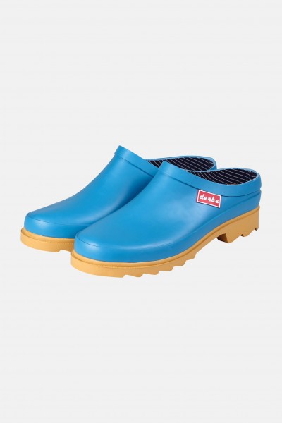 kk Derbe Slurenbotten Bleu Gum Damen Regen Clogs Blau Derbe Slurenbotten Bleu Gum Damen Regen Clogs Blau