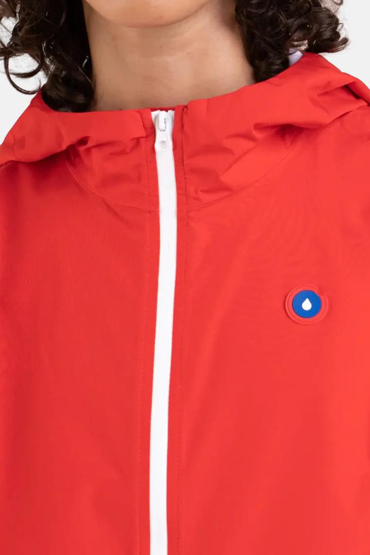 Flotte Regenjacke Passy Kurz Rot Rouge