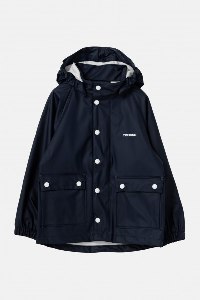 Tretorn Kinder Regenjacke Kids Wings Rain Coat Navy Dunkelblau