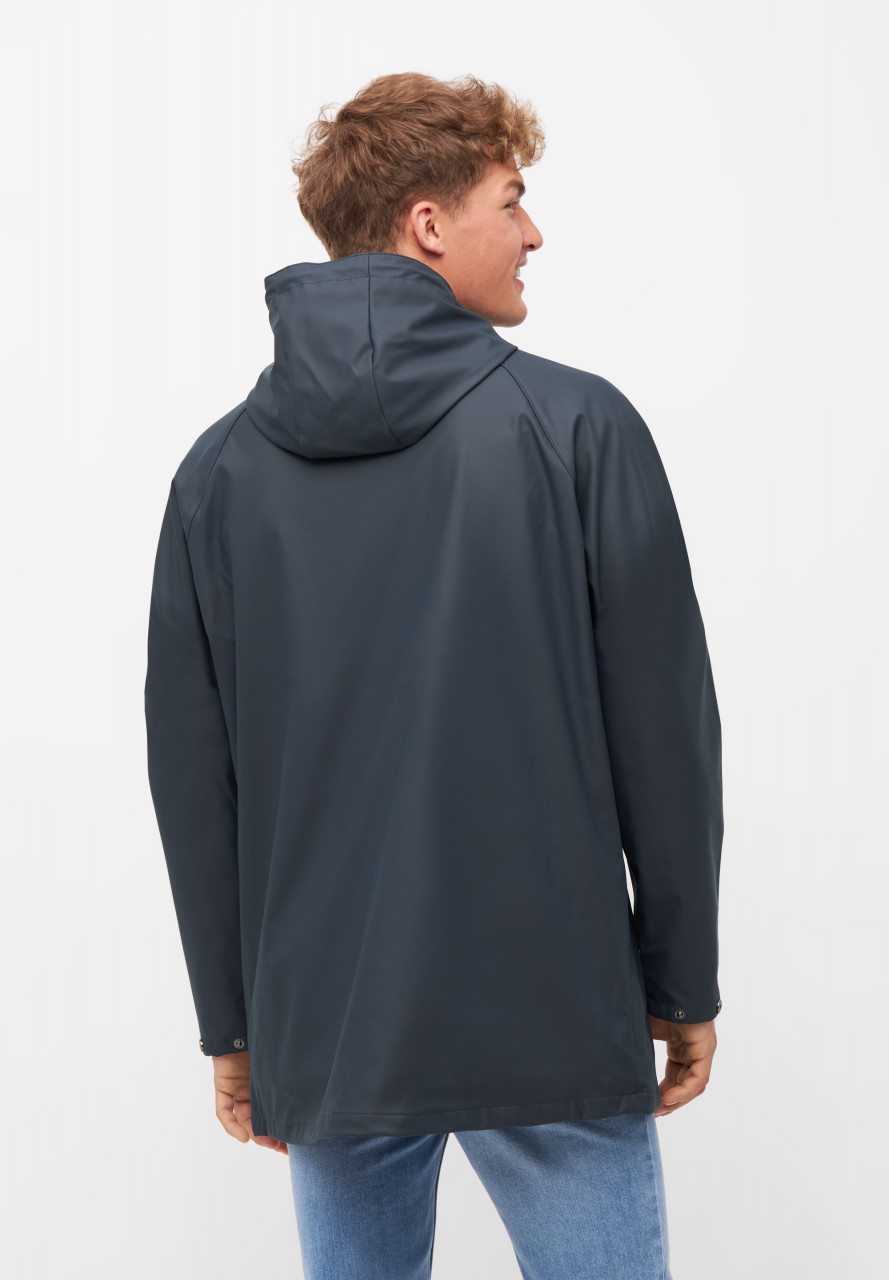 Derbe Regenjacke Passby Plain Herren Friesennerz Blau