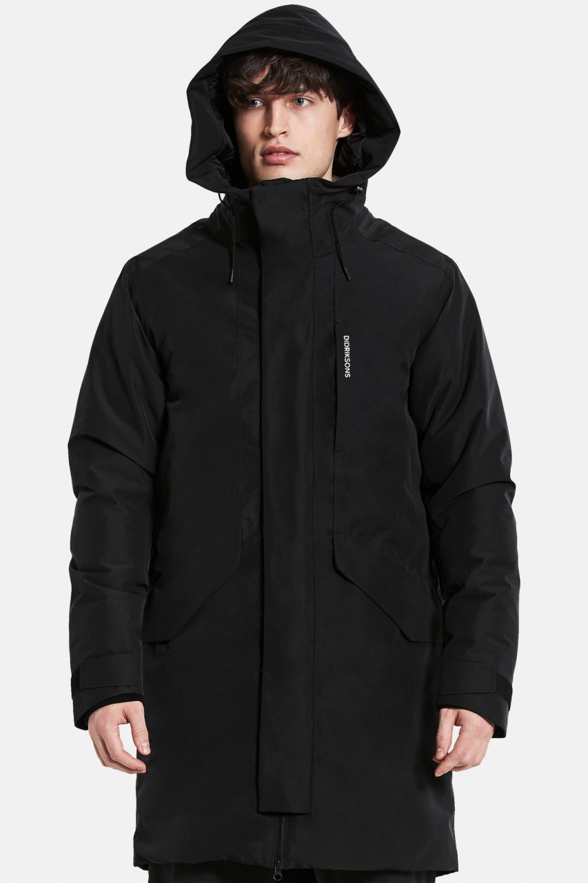Didriksons Kenny Herren WinterParka Black Schwarz