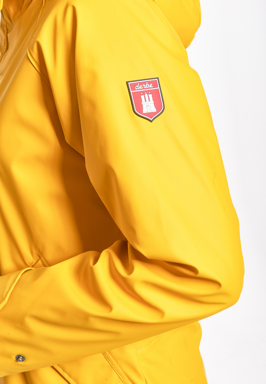 Derbe Friese Tidaholm Damen Regenjacke Friesennerz Gelb