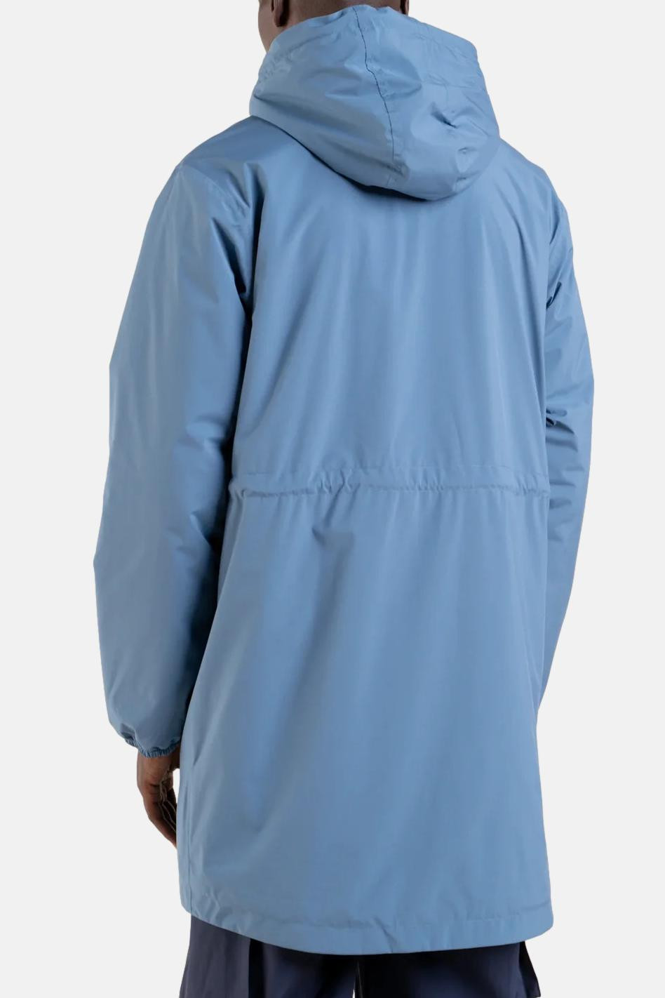Flotte Regenjacke Pompidou Hellblau Orange Gefüttert Parka