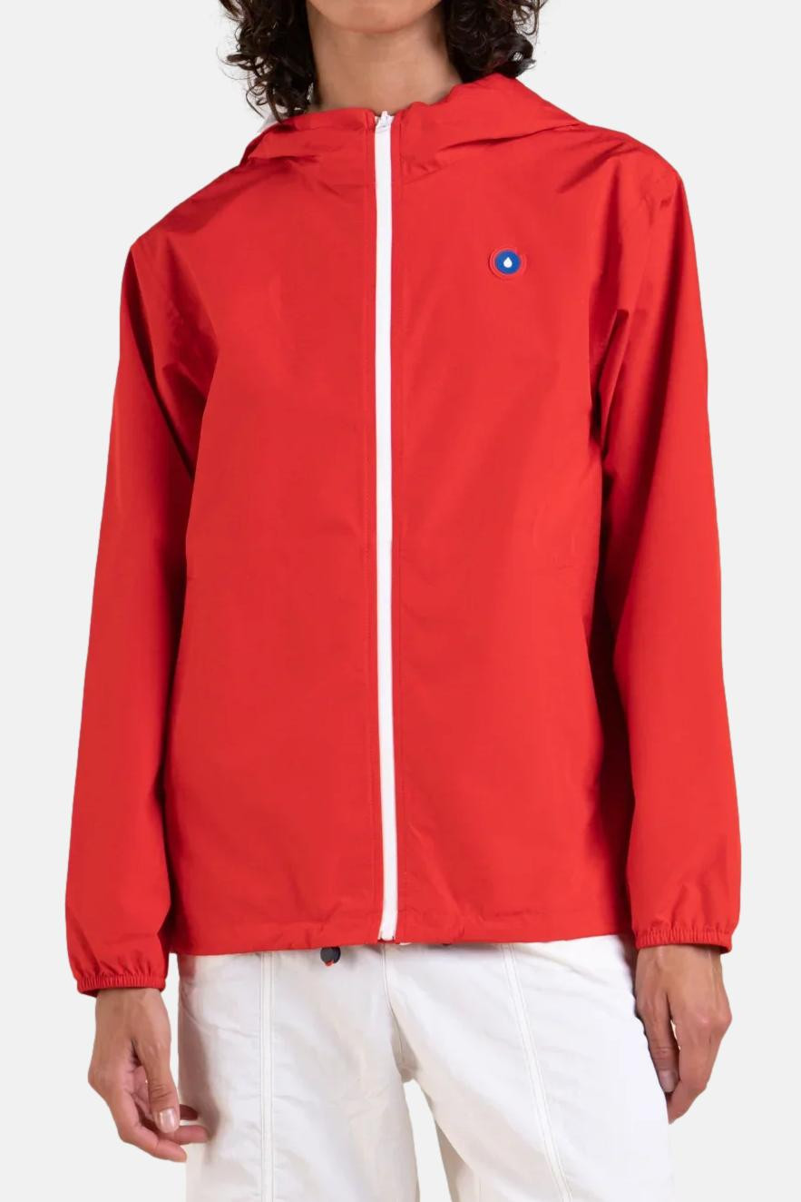 Flotte Regenjacke Passy Kurz Rot Rouge