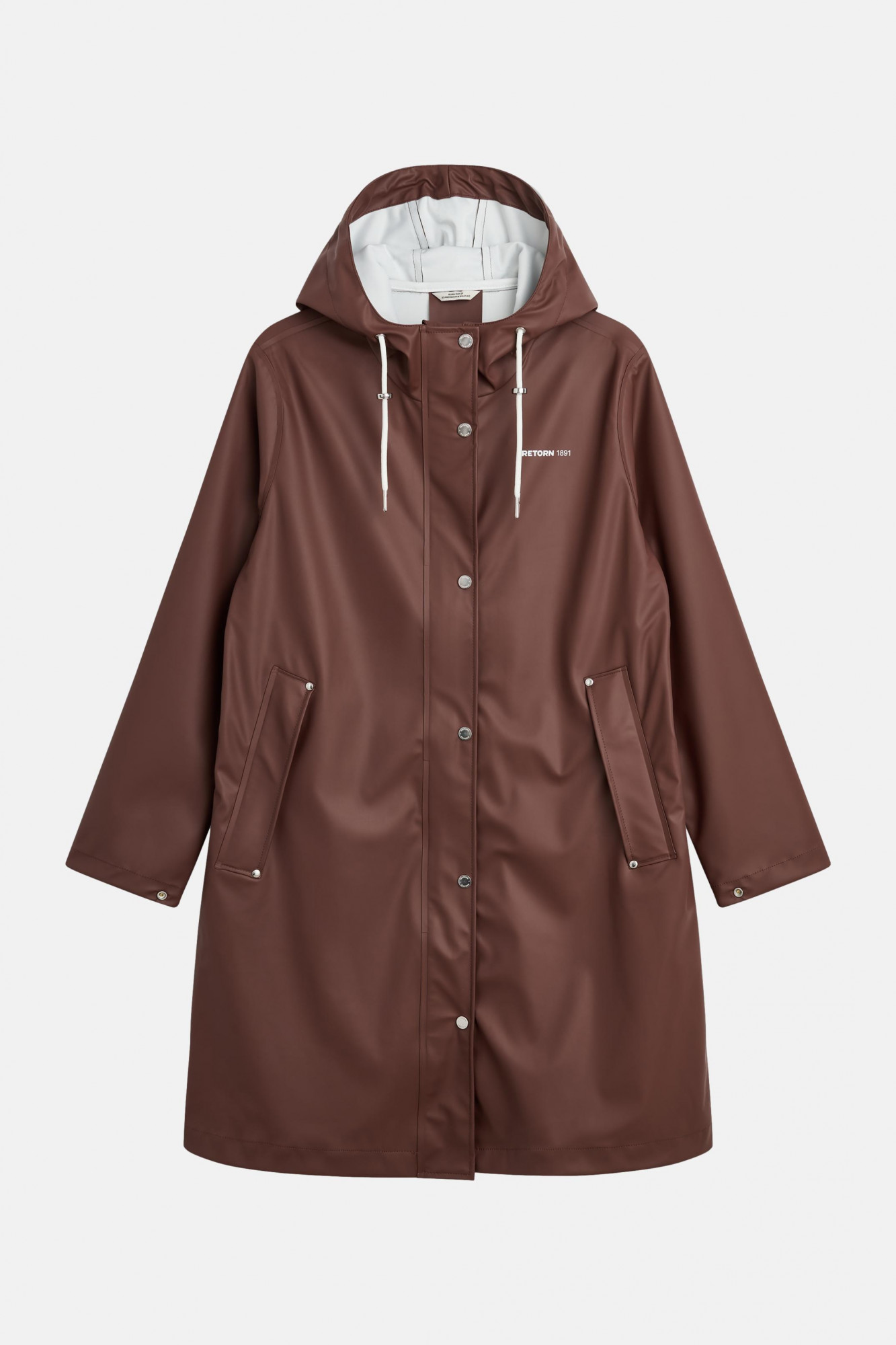 Tretorn Regenjacke Damen Braun Rot Wasserdicht