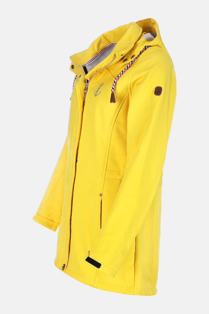 Damen Softshell-Jacke Gelb