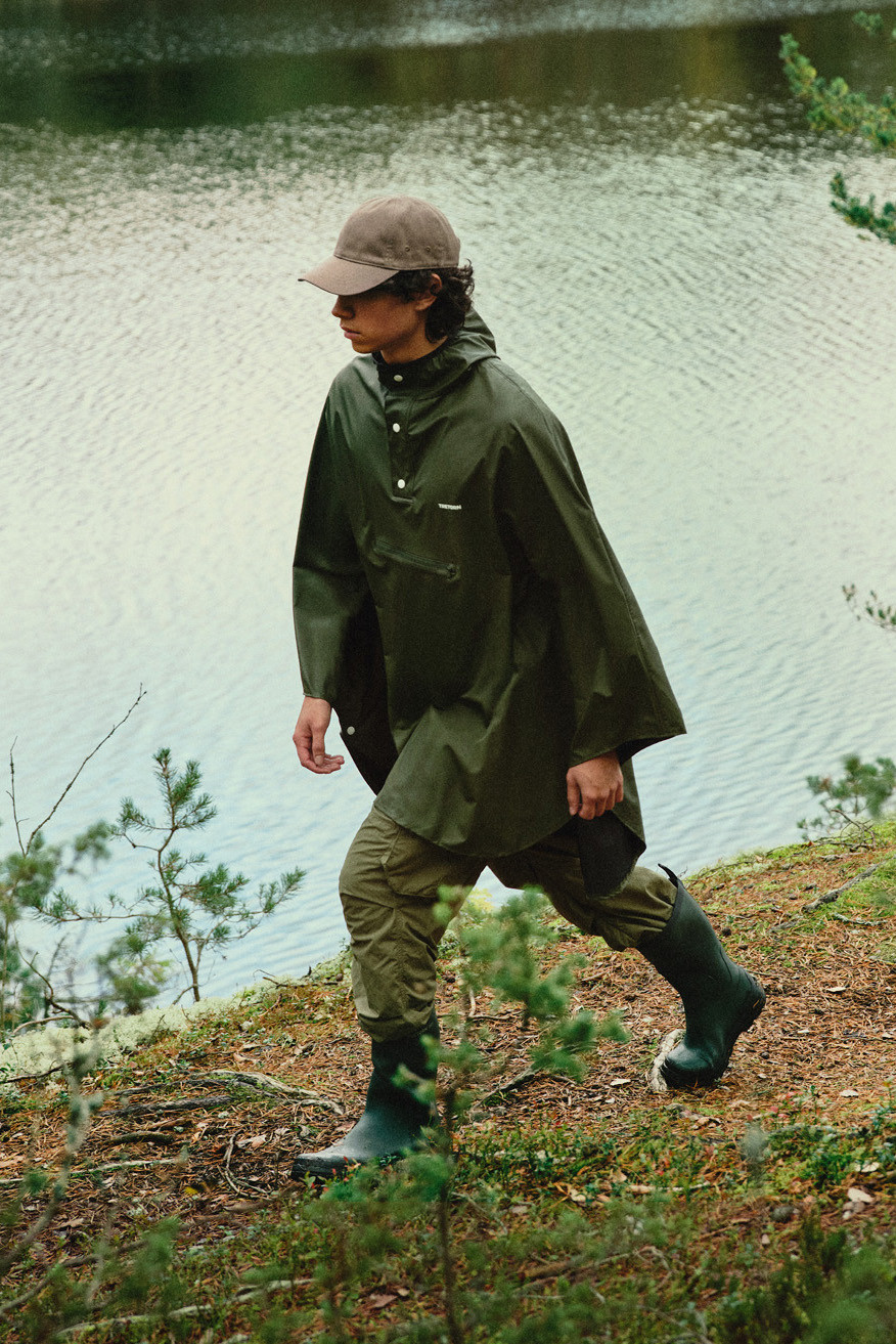 Tretorn Regenponcho PU Light Oliv Grün Packbar