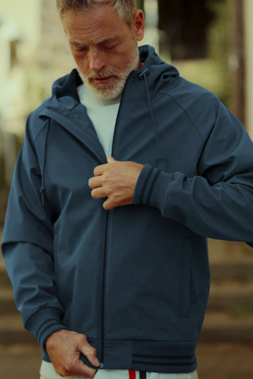 Derbe Softshelljacke Helgoby Herren Blau Nachhaltig