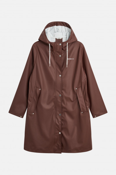 Tretorn Regenjacke Damen Braun Rot Wasserdicht