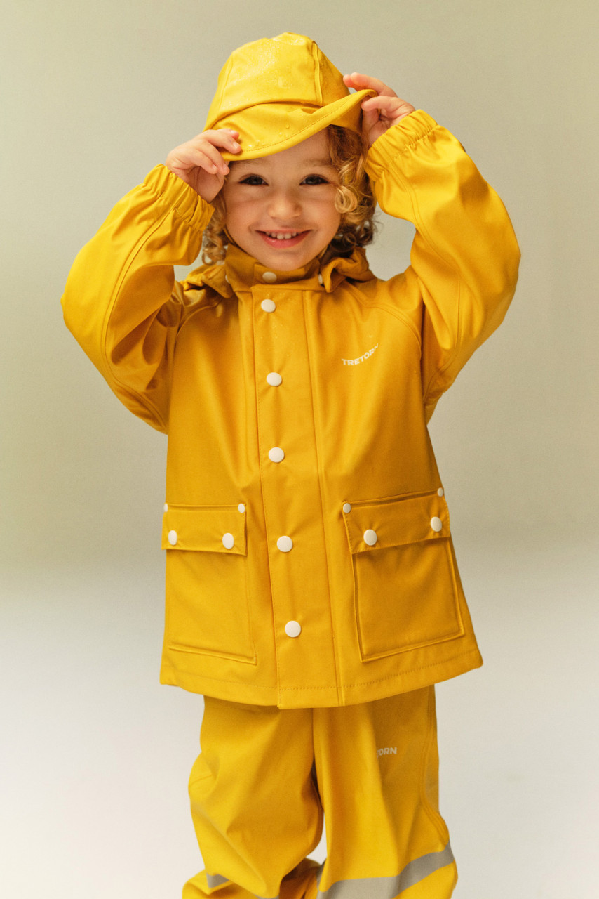 Tretorn Kinder Regenjacke Kids Wings Friesennerz Spectra Yellow Gelb