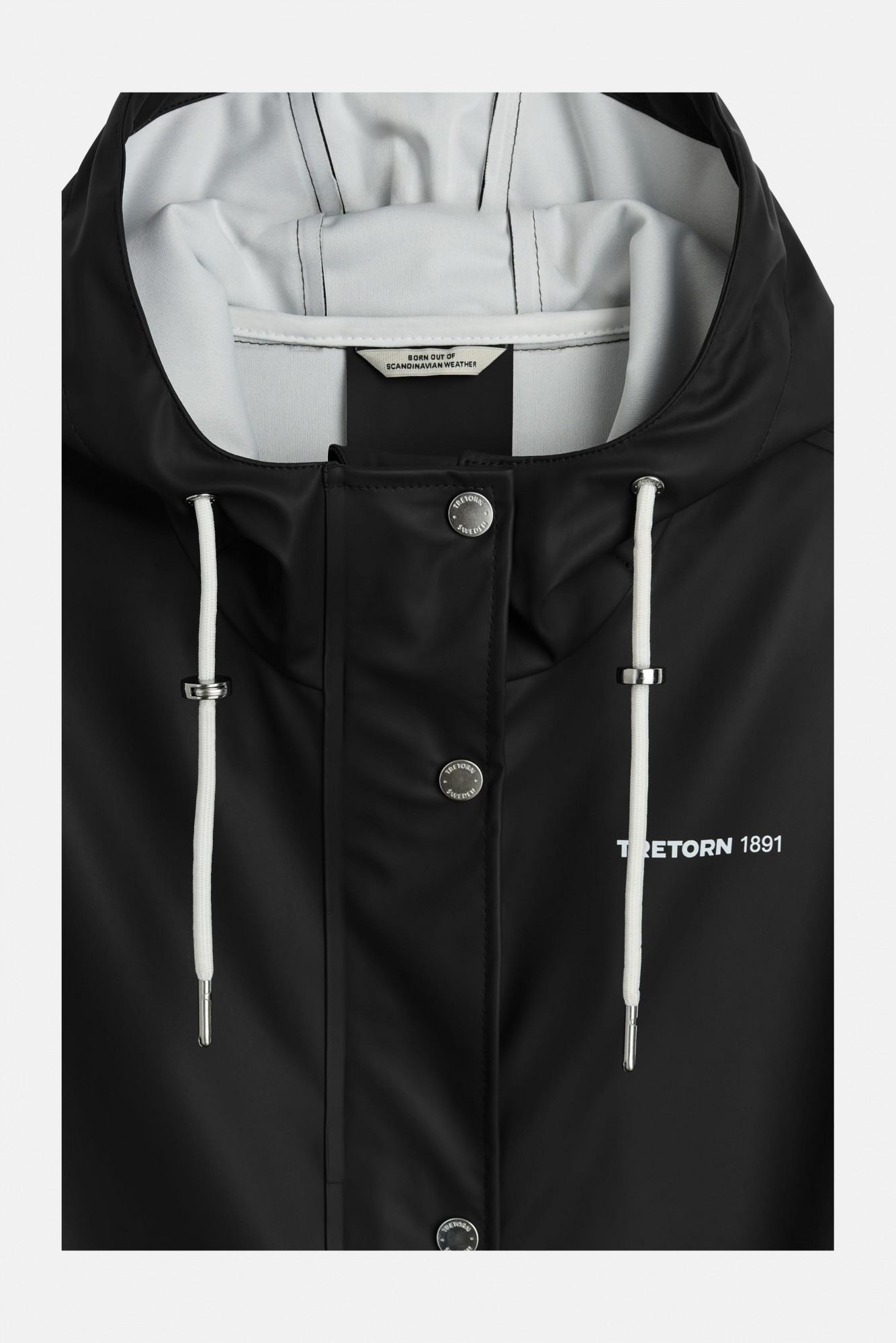 Tretorn Regenjacke Damen Schwarz Wasserdicht