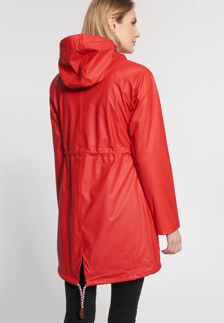 Damen Friesennerz Rot AnkerFutter Friesennerze