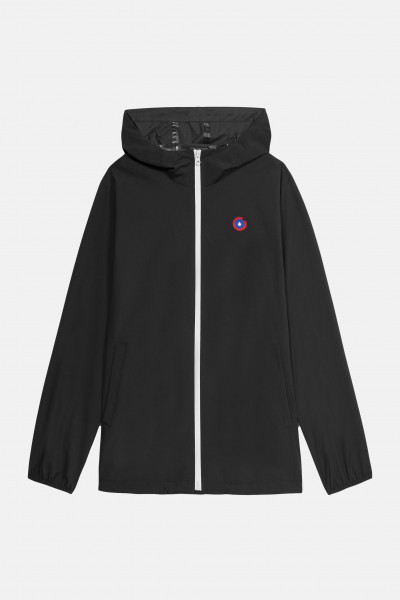 Flotte Regenjacke Passy Kurz Schwarz Ombre