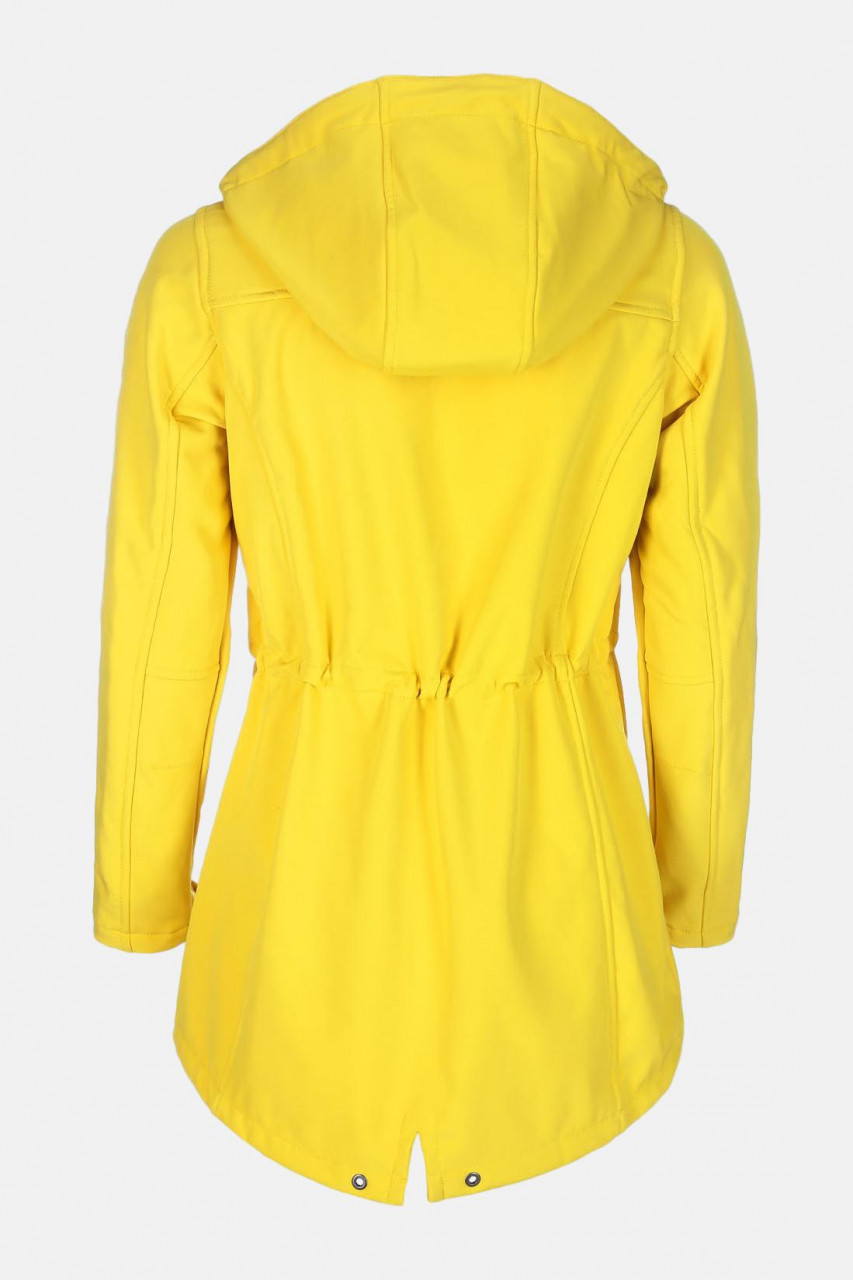Damen Softshell-Jacke Gelb