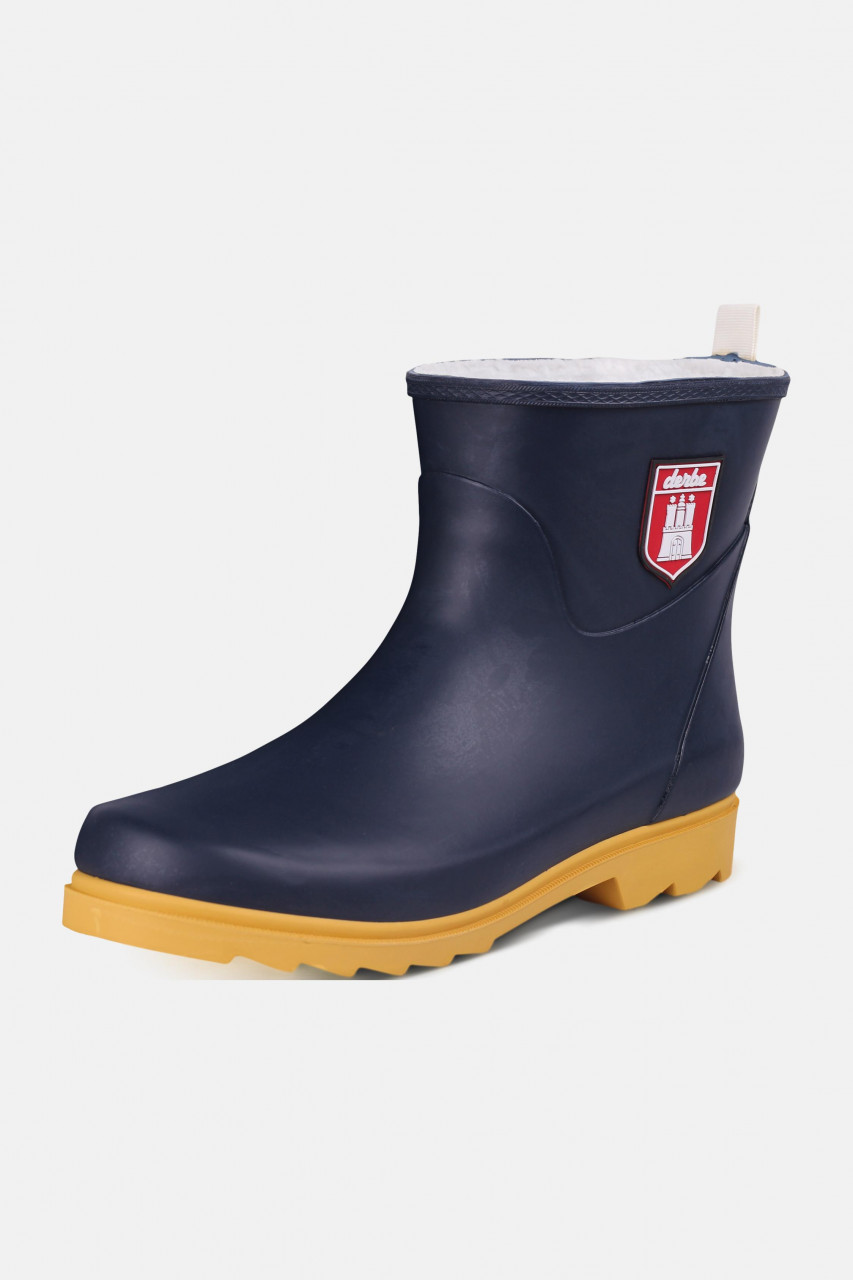 Derbe Pladderbotten Pelz Marine Herren Gummistiefel Dunkelblau Nachhaltig
