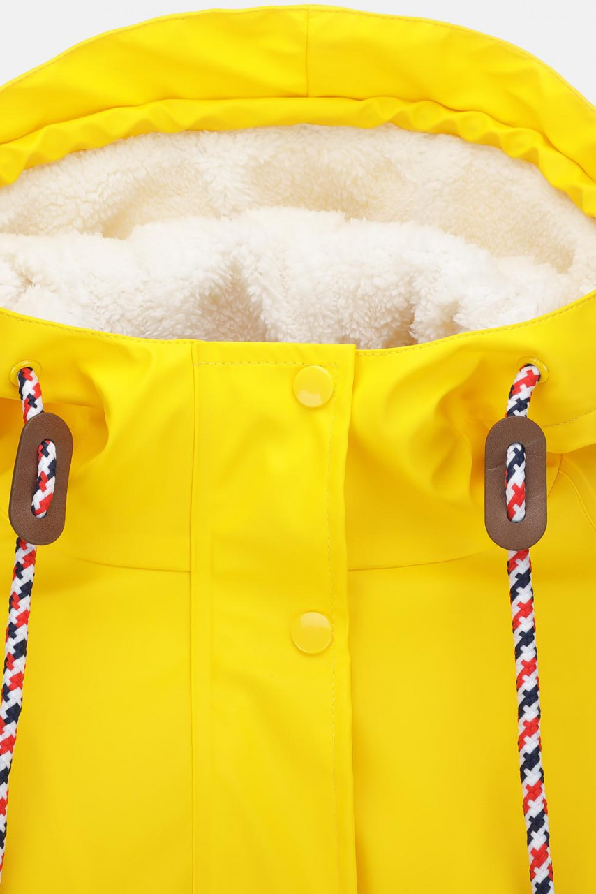 Damen Friesennerz Gelb Teddy-Futter