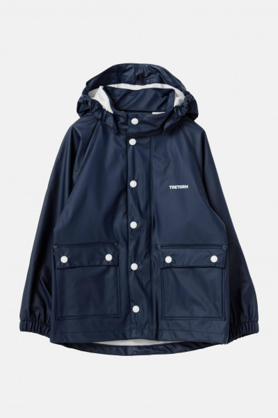 Tretorn Kinder Regenjacke Kids Wings Rain Coat Navy Dunkelblau
