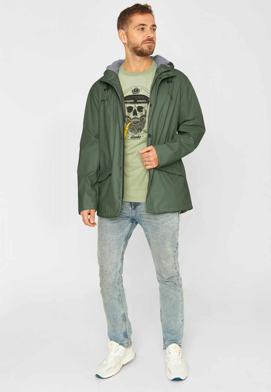Derbe Passby Fisher Oliv Herren Regenjacke